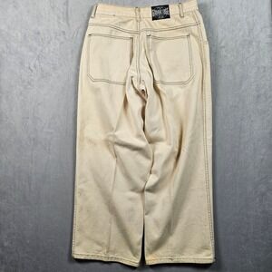 Vintage Garment Stage Jeans Mens 34 (Actual 31x29) Off-White Loose Baggy USA 90s